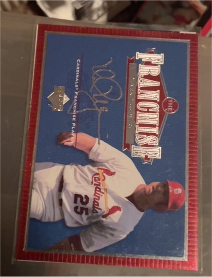 2001 Upper Deck The Franchise #F2 Mark McGwire — front