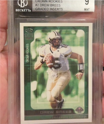 2001 Pacific Crown Royale #2 Drew Brees Crown Rookies — front