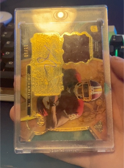 2013 Topps Triple Threads Jumbo Relics #TTRJR-JO Jordan Reed — front