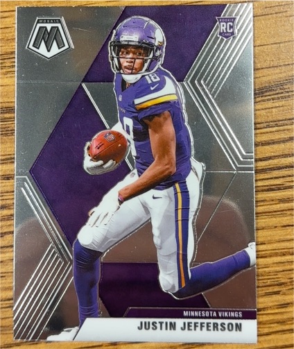 2020 Panini Mosaic #209 Justin Jefferson — front