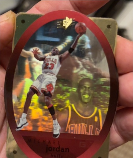 1996 Upper Deck SPx #8 Michael Jordan — front