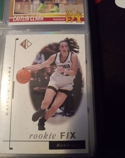 2023 PE Caitlin Clark rookie FIX Iowa Hawkeyes — front