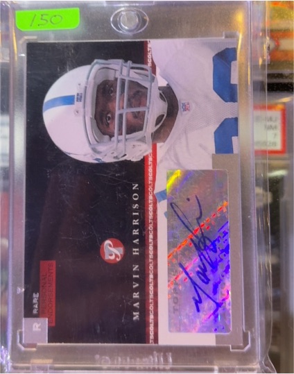 2005 Topps Pristine Personal Endorsements #PEC-MH Marvin Harrison — front