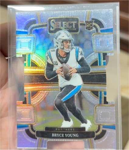 2023 Panini Select Concourse Die-Cut Silver Prizm #14 Bryce Young — front