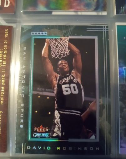 2001-02 Fleer Genuine #108 David Robinson — front