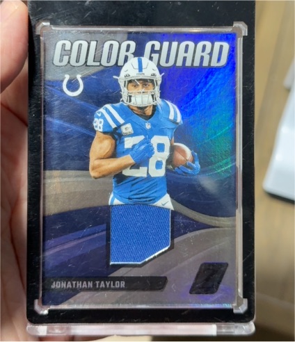 2023 Panini Zenith #CG-11 Jonathan Taylor Color Guard — front