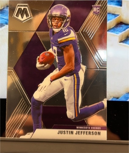 2020 Panini Mosaic #209 Justin Jefferson — front