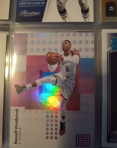 2017-18 Panini Status #144 Russell Westbrook — front