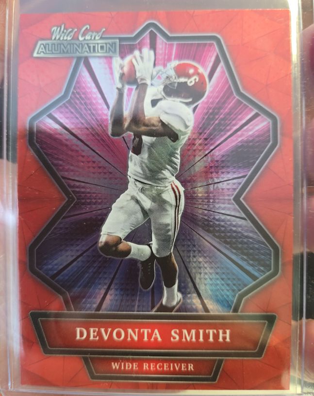 2021 Wild Card Alumination #ABC-7 Devonta Smith — front