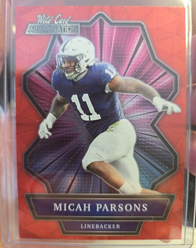 2021 Wild Card Alumination #ABC-17 Micah Parsons — front