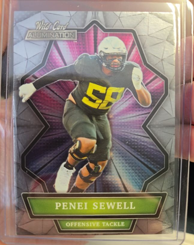 2021 Wild Card Alumination #ABC-16 Penei Sewell — front
