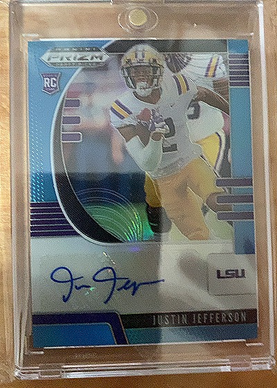 2020 Panini Prizm Draft Picks #C-JJ Justin Jefferson — front