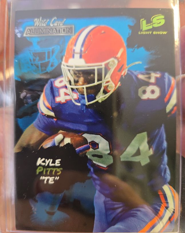 2021 Wild Card Alumination Light Show #LS-12 Kyle Pitts — front