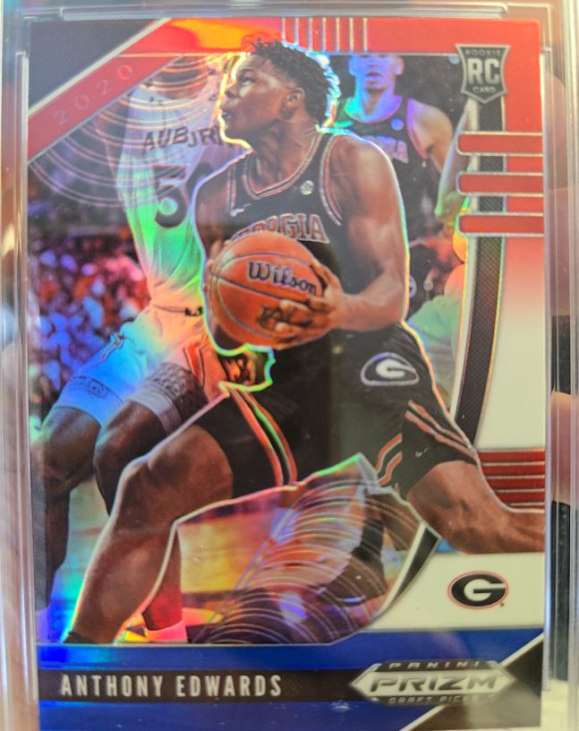 2020-21 Panini Prizm Draft Picks #1 Anthony Edwards — front