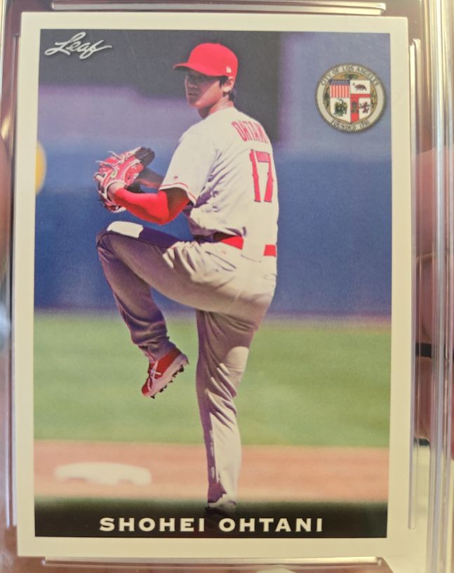 2018 Leaf National Convention #04 Shohei Ohtani — front