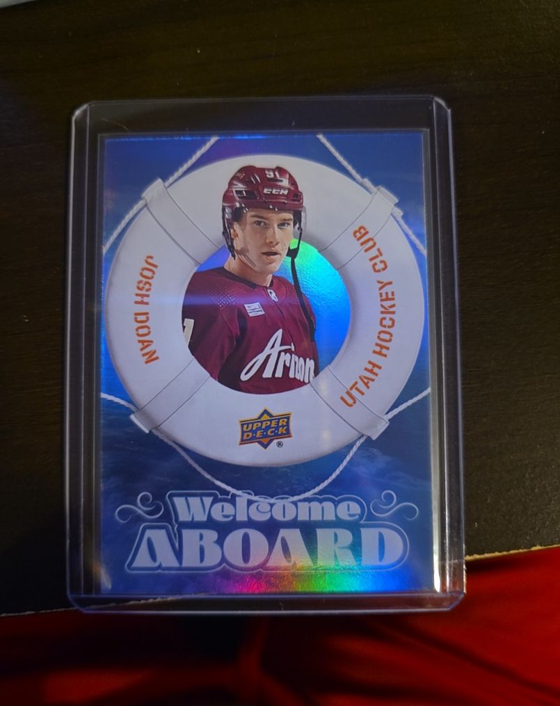 2024-25 Upper Deck Series 2 #WA-11 Josh Doan Welcome Aboard — front