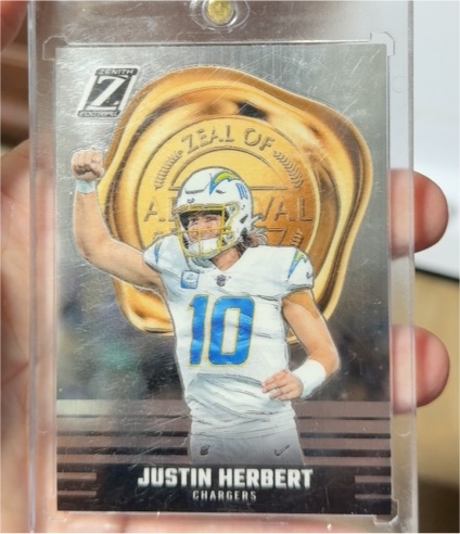2023 Panini Zenith #7 Justin Herbert — front