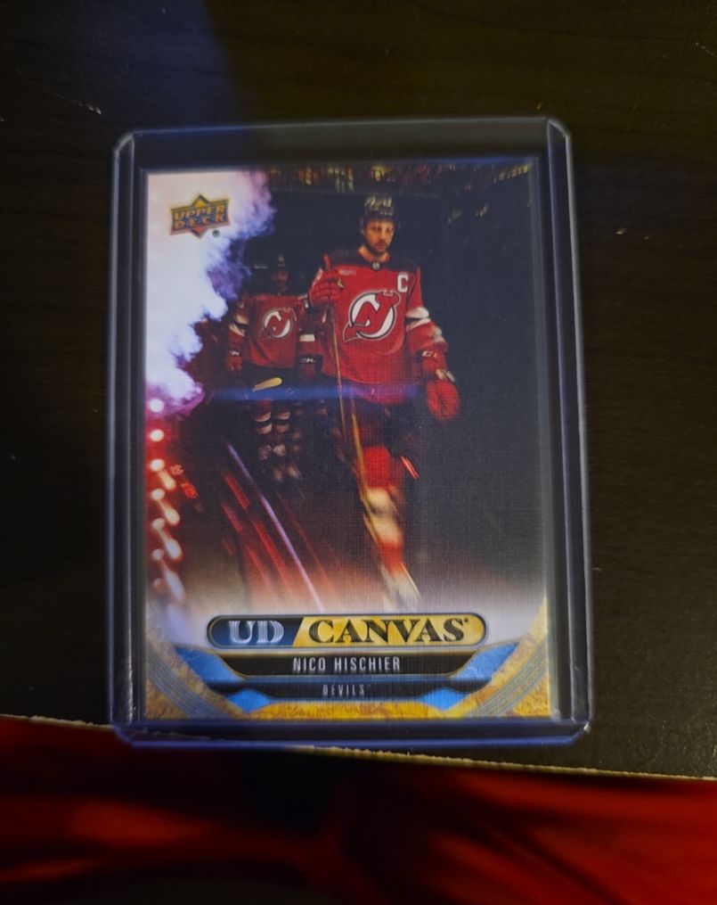 2024-25 Upper Deck Series 2 UD Canvas #C159 Nico Hischier — front