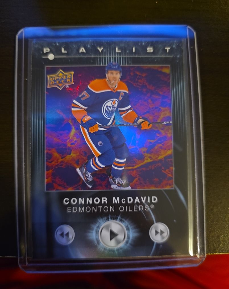 2024-25 Upper Deck Series 2 Playlist #PL-5 Connor McDavid — front