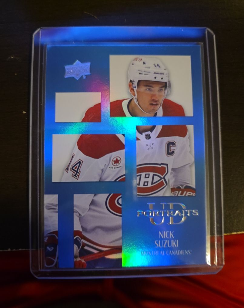 2024-25 Upper Deck Series 2 UD Portraits #P57 Nick Suzuki — front