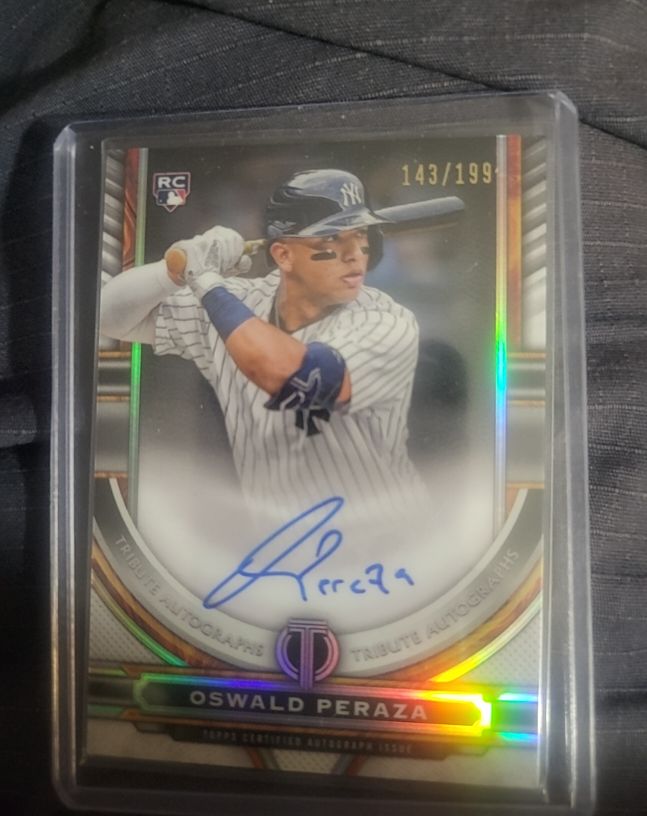 2023 Topps Tribute #TA-OP Oswald Peraza — front