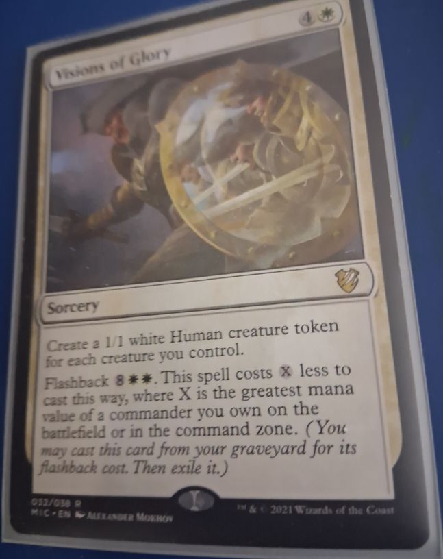 2021 Magic: The Gathering #32 Visions of Glory — front