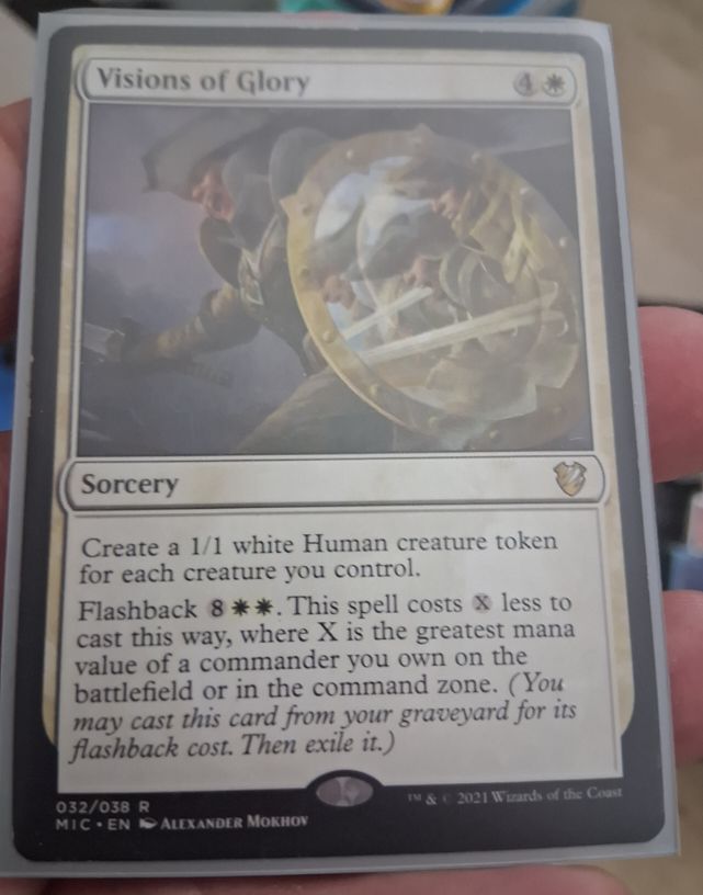 2021 Magic: The Gathering #032 Visions of Glory — front