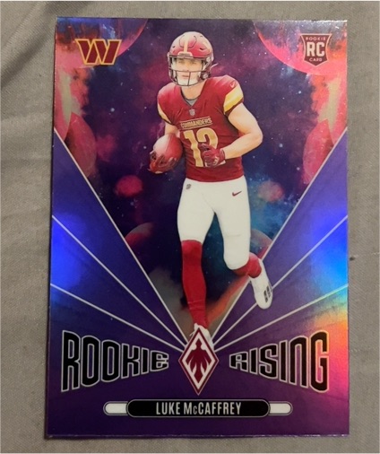 2024 Panini Phoenix #RR-LMC Luke McCaffrey Rookie Rising — front