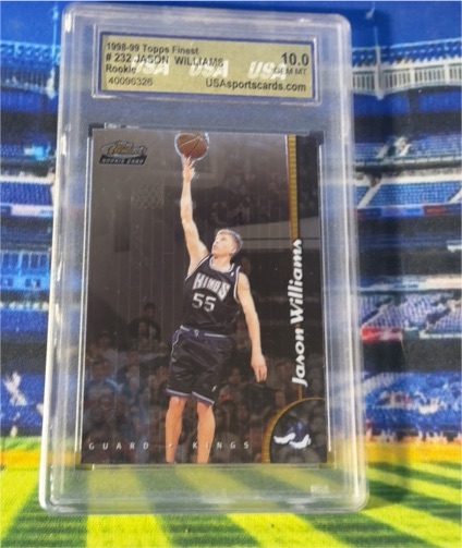 1998-99 Topps Finest #232 Jason Williams Rookie — front