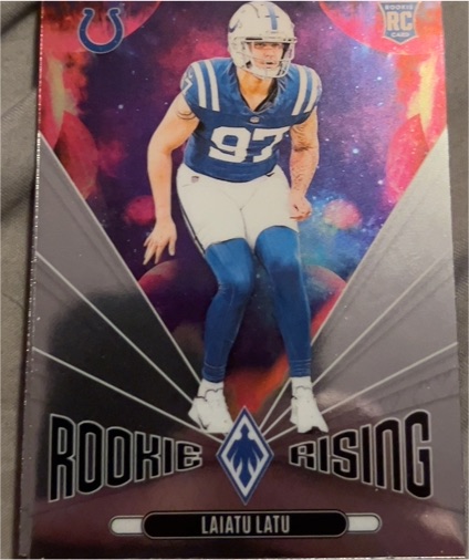 2024 Panini Phoenix Rookie Rising #RR-LLU Laiatu Latu — front