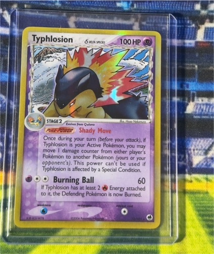 2006 Pokemon EX Dragon Frontiers #12 Typhlosion (Delta Species) — front