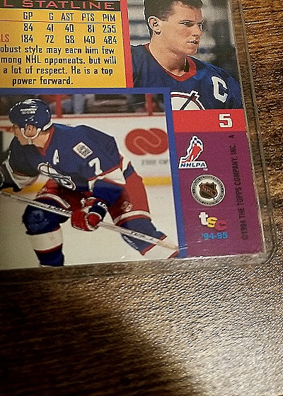 1994 Topps #5 Mark Messier — front