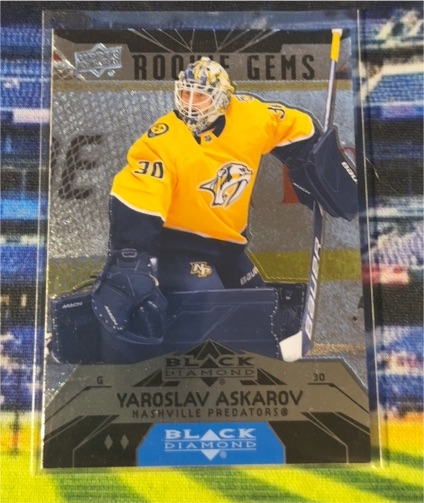 2023-24 Upper Deck Extended Series Black Diamond #BD-25 Yaroslav Askarov — front