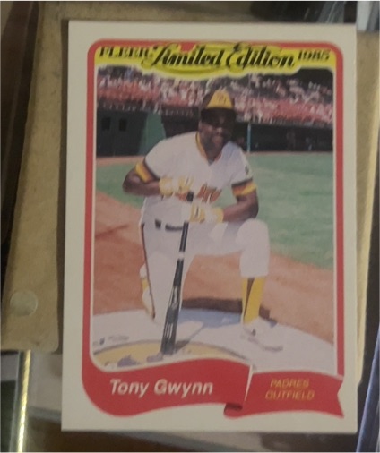 1985 Fleer Limited Edition #11 Tony Gwynn — front