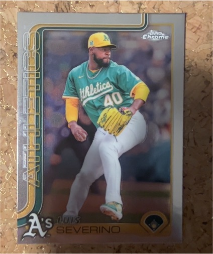 2025 Topps Chrome #241 Luis Severino — front