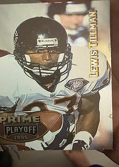 1995 Playoff Prime #Lewis Tillman — back