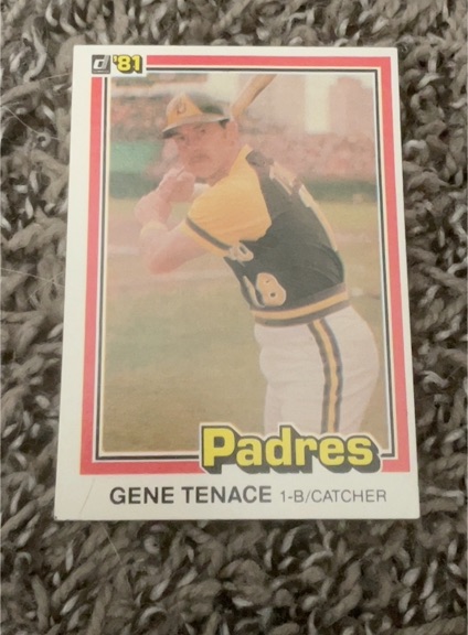 1981 Donruss #241 Gene Tenace — front