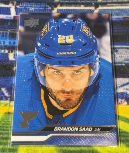 2023-24 Upper Deck Series 2 #407 Brandon Saad — front