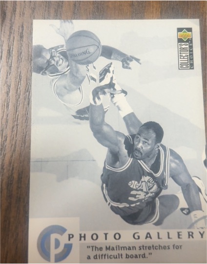 1995 Upper Deck Collector's Choice Photo Gallery #192 Karl Malone — front