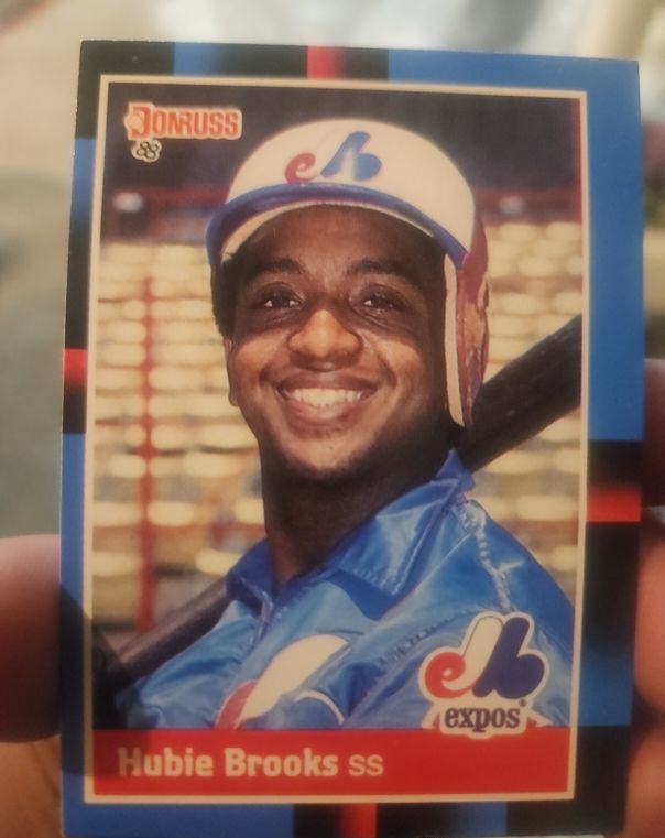 1988 Donruss #468 Hubie Brooks — front