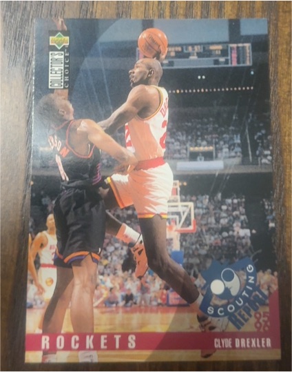 1995-96 Upper Deck Collector's Choice #330 Clyde Drexler — front