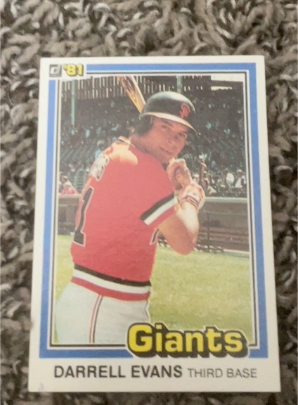 1981 Donruss #192 Darrell Evans — front