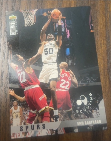 1995-96 Collector's Choice #344 David Robinson — front