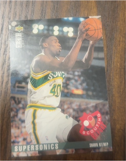 1995-96 Upper Deck Collector's Choice #345 Shawn Kemp — front