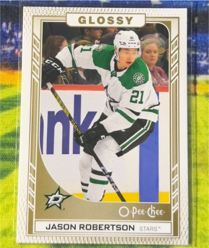 2023-24 Upper Deck O-Pee-Chee Glossy #R-43 Jason Robertson — front