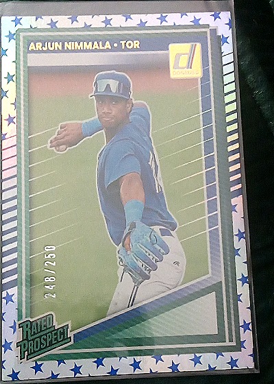 2025 Donruss #129 Arjun Nimmala — front