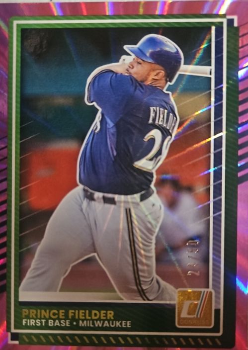 2025 Donruss #62 Prince Fielder — front