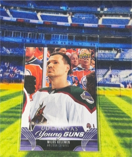 2023-24 Upper Deck Young Guns Canvas #C365 Milos Kelemen — front