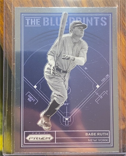 2023 Panini Prizm The Blueprints #TB2 Babe Ruth — front