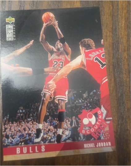1995-96 Upper Deck Collector's Choice #324 Michael Jordan — front